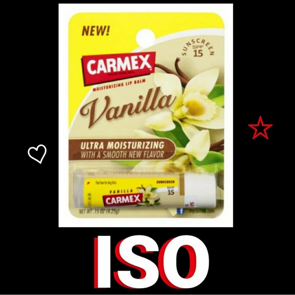 ISO carmex vanilla chapstick